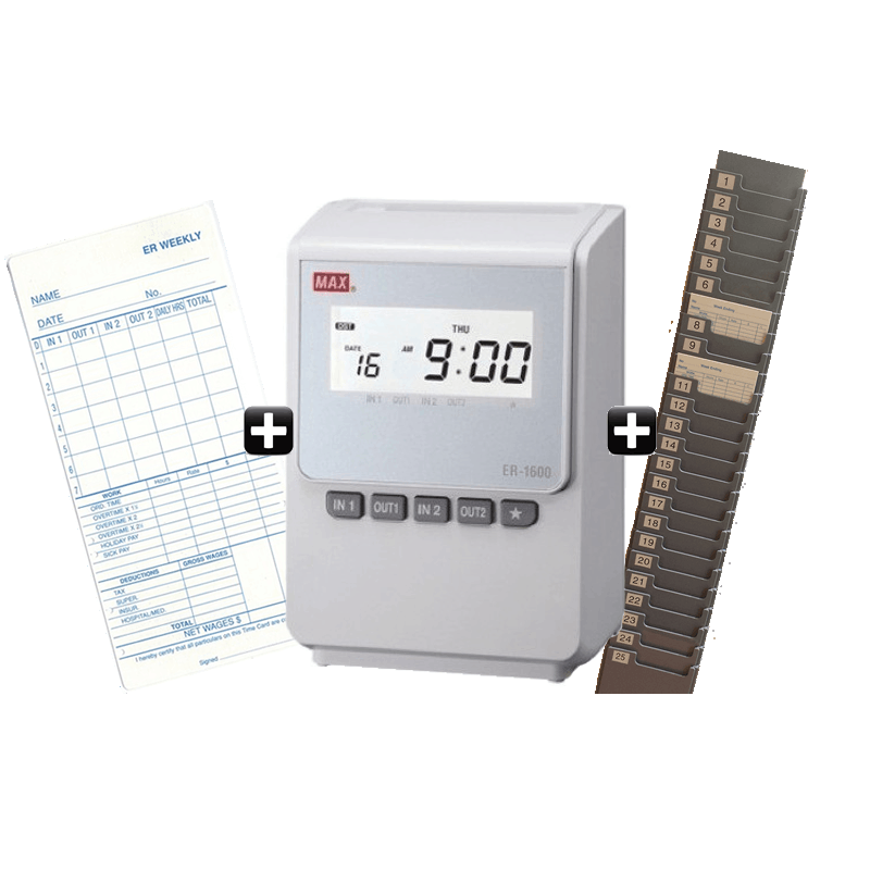 Package Deal Max ER1600 Time Recorder