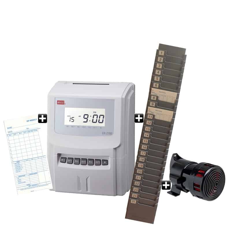 Package Deal Max ER2700 Time Recorder