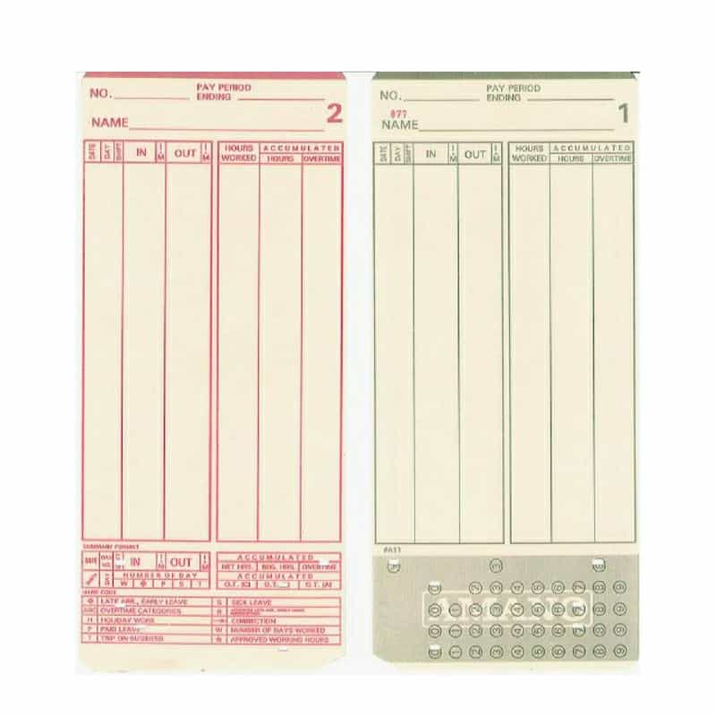 Bundy Card Solutions: Time Card Machine & Clock Cards - Universal Time ...