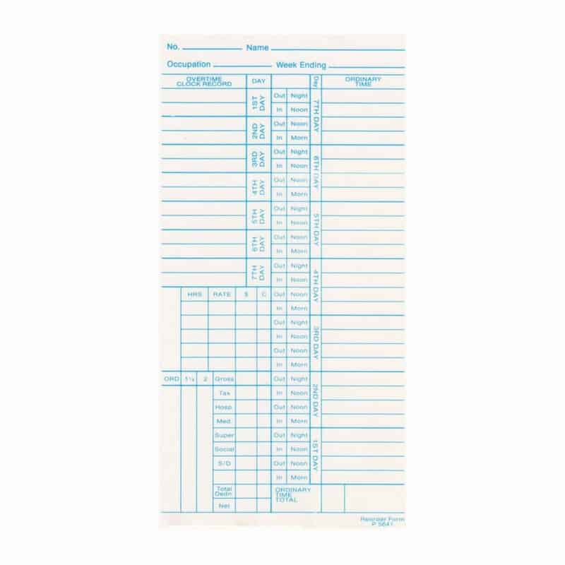 Bundy Card Solutions: Time Card Machine & Clock Cards - Universal Time ...